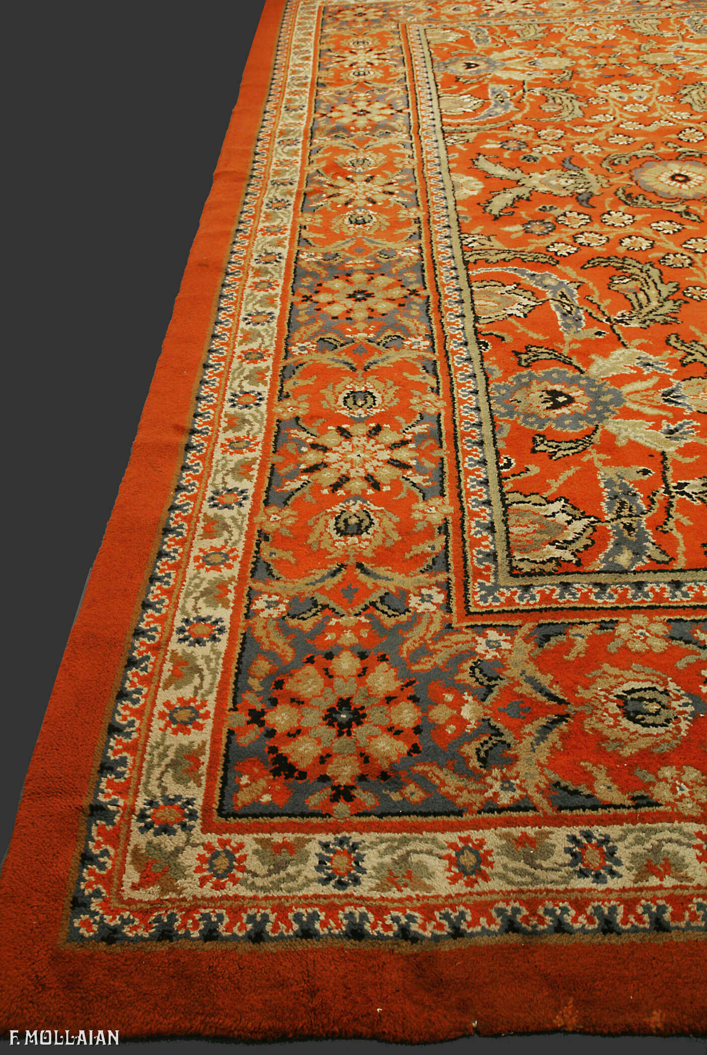 A Large Semi-Antique European Carpet n°:34580209